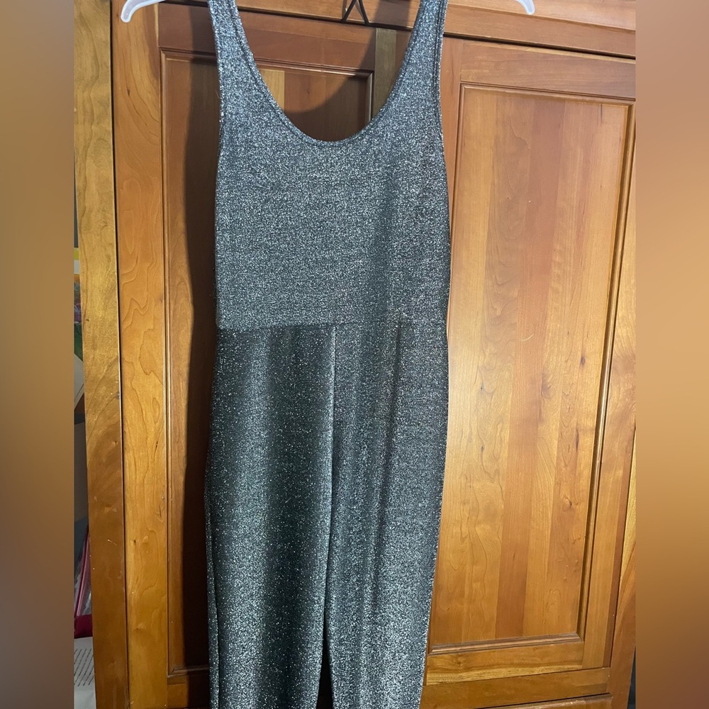 Sparkle grey jumpsuit